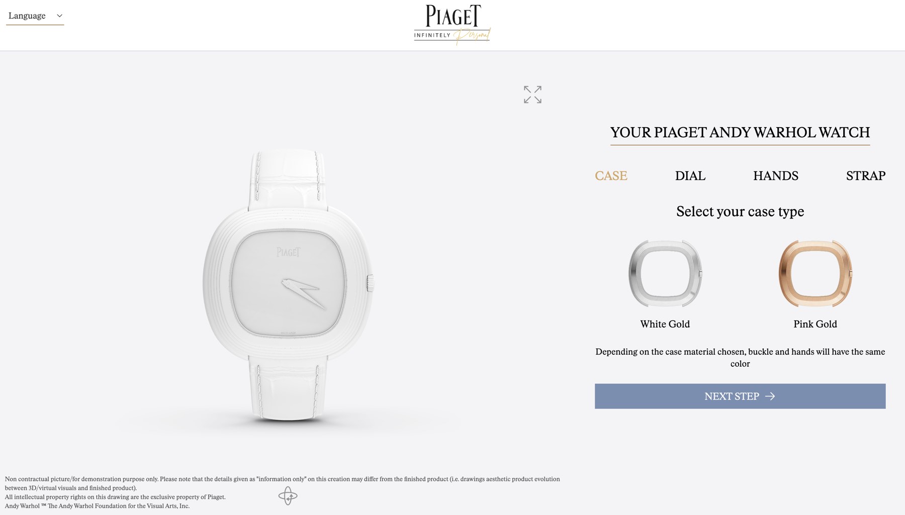 Piaget Configurator